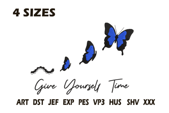 Butterfly Give Yourself Time Embroidery Review