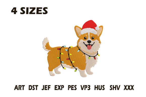 Christmas Corgi Embroidery Design Review