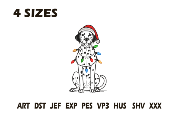 Christmas Dalmatian Embroidery Review