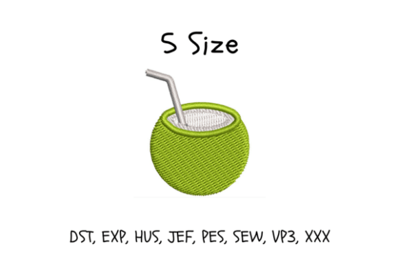 Coconut Drink Embroidery Design Review