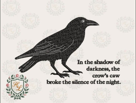 Crow Love Quote Embroidery Files Review