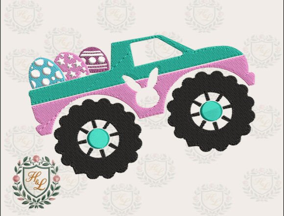 Easter Truck Embroidery Files Review