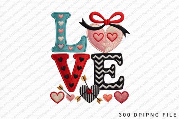 Embroidery Love PNG Sublimation Design Review