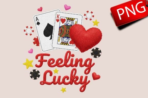 Embroidery Valentine Feeling Lucky Cards Review
