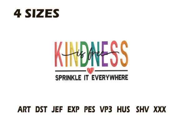 Kindness is Free Embroidery: A Seasonal Design Review