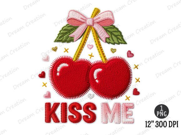 Kiss Me Cherry Embroidery PNG Review