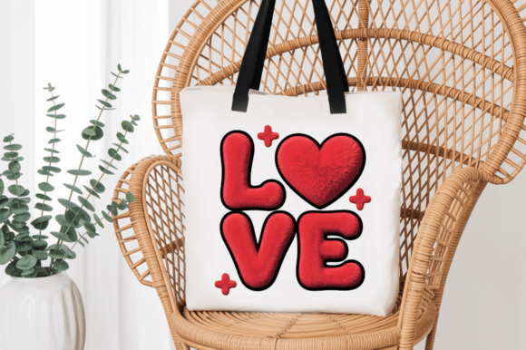 Latch Hook Yarn Faux Embroidery Love PNG Review