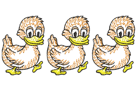 Three Little Ducks Embroidery Design Review