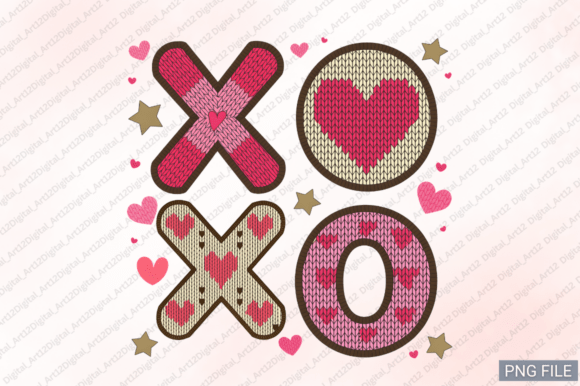 Xoxo Embroidery PNG, Valentine s Day PNG Review